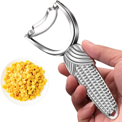 Corn Prep Peeler,Corn on the Cob Stripper Tool/Wider non-slip Handle/10-year Rustproof/Durable and efficient.