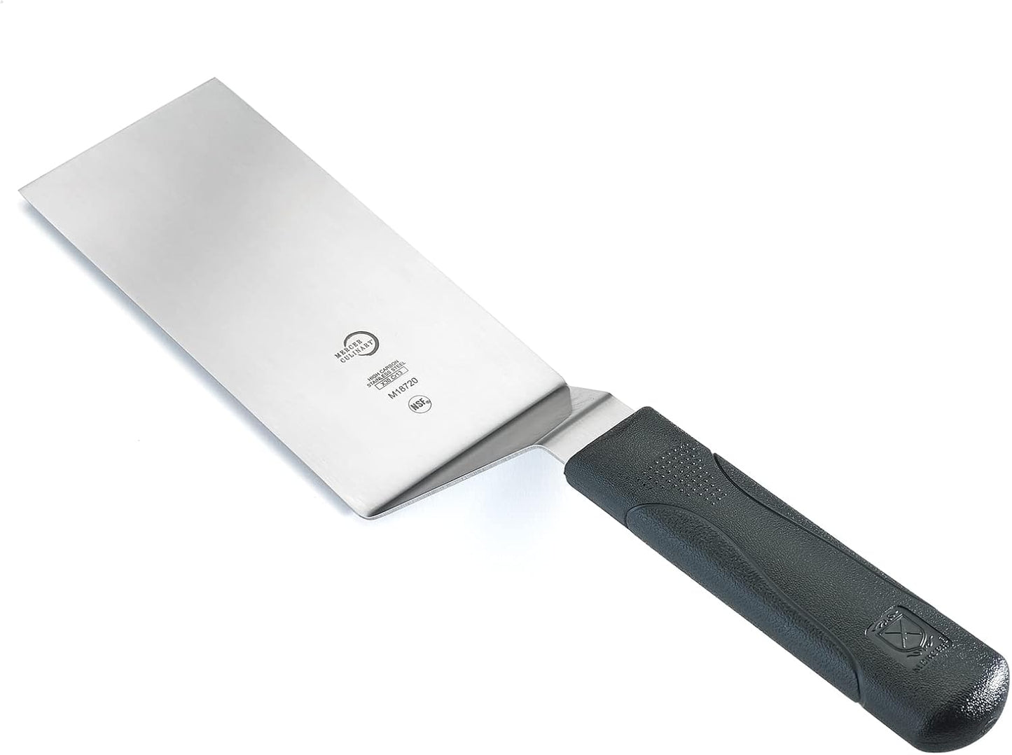 Mercer Culinary Millennia Bench Scraper, 5 7/8 Inch X 3 1/2 Inch Blade, Black Handle