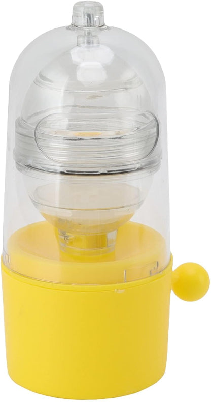 Zerodis Egg Spinner, Pulling Rope Detachable Plastic Dishwasher Washable Manual Golden Egg Shakers, Egg White and Yolk Spin Mixer Egg Scrambler for Making Hard Boiled Golden Eggs