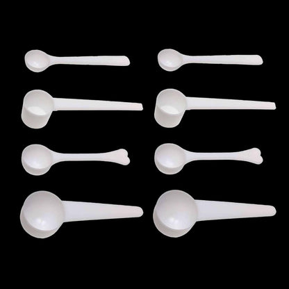 4 Packs Measuring Spoons Set 1g 3g 5g 10g Scoops for Coffee Protein Milk Powder Kitchen Tools for Accurate Measurements Spoons for Creatine Protein Formula Gram Measuring Scooper