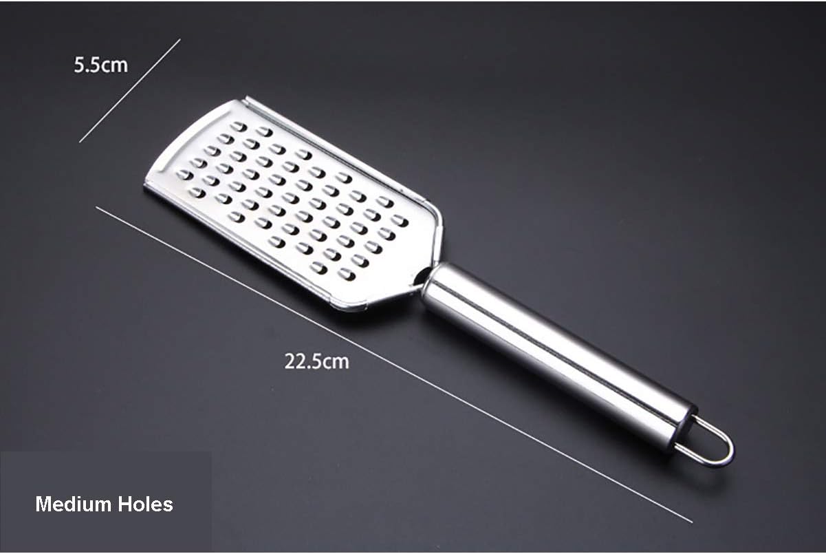 Handheld Cheese Grater, Cheese Zester Stainless Steel, Lemon Zesters, Kitchen Vegetable Peeler, Food Zesters Grater Slicer for Ginger Garlic Chocolate Fruits, Zester Graters with Handle