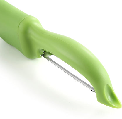 Spring Chef Premium Swivel Vegetable Peeler, Soft Grip Handle and Ultra Sharp Stainless Steel Blades - Perfect Kitchen Peeler For Veggie, Fruit, Potato, Carrot, Apple - Pink Lemonade