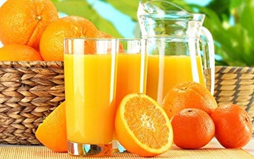 Kasmoire Citrus Lemon Orange Juicer, Manual Hand Squeezer with Built-in Measuring Cup and Strainer, 8OZ (Yellow)