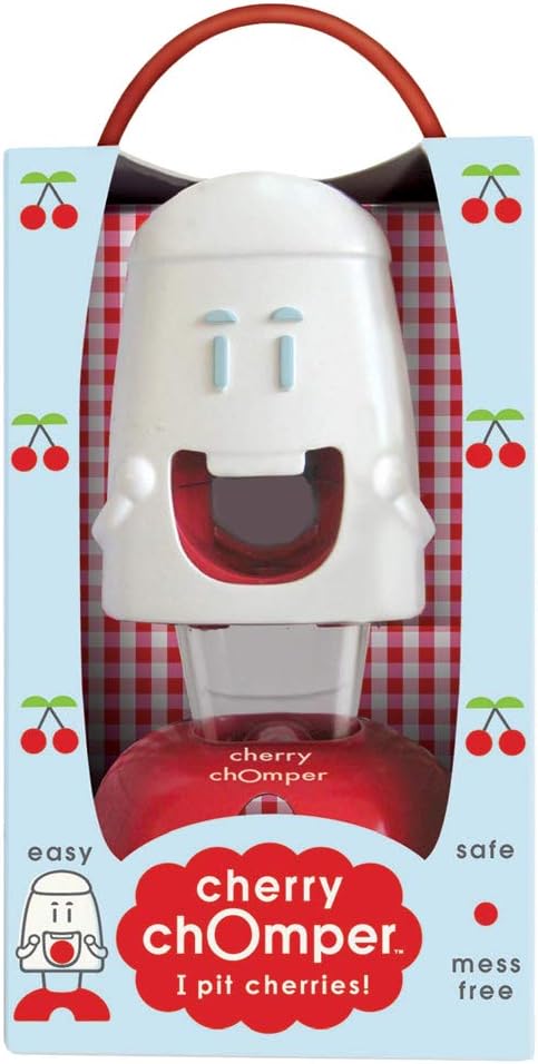 Talisman Designs Cherry Pitter | Family Friendly Kitchen Tools | Fun & Functional Cherry Chomper | Olive & Cherry Seed Picker for Kids | Gift Item