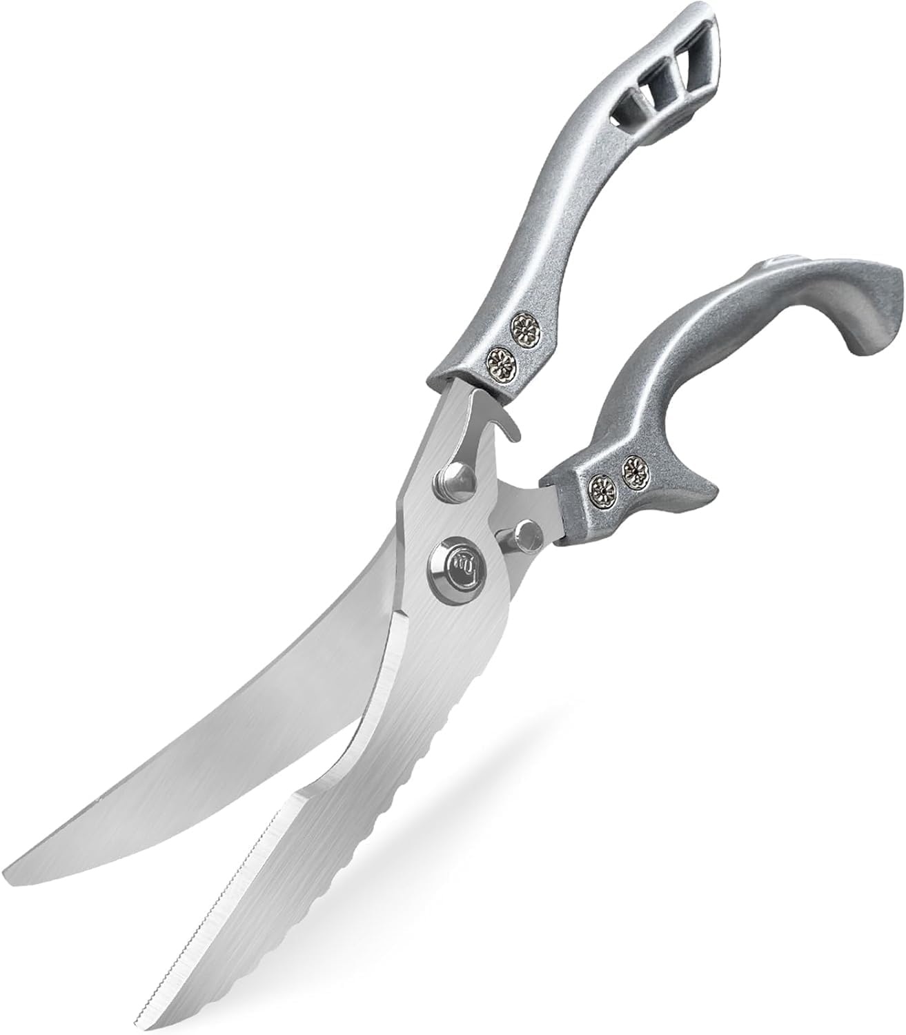 Herb Scissors, Shallot Scissors, Multipurpose 5 Blade Kitchen Herb Shears, Herb Cutter with Safety Cover and Cleaning Comb for Chopping Shallot Basil Chive Parsley