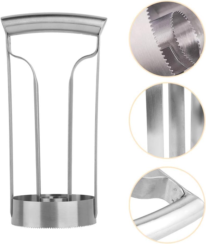 Pineapple Corer Slicer, Stainless Steel Fruit Pineapple Peeler Corer Slicer Cutter Fruit Slicerr Core Remover for for Home Kitchen