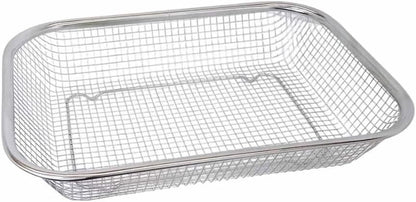 Prolinemax 11-1/2" x 8-1/2" Stainless Steel Rectangle Colander Wire Basket Fruit Vegetable Strainer