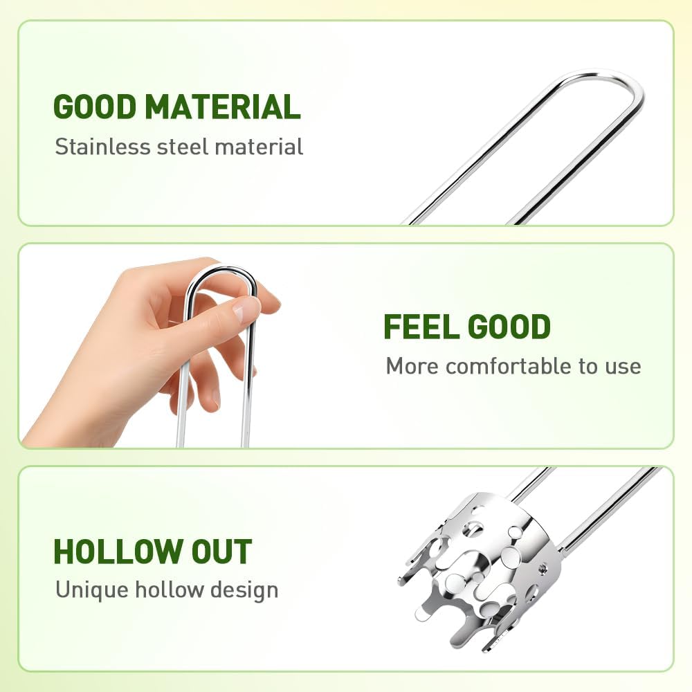 2 Pcs Fruit and Vegetable Corer Tool, Red Bell Pepper Seed Corer, Stainless Steel Apple Core Remover Kitchen Gadget for Pepper Pineapple Pear Apple Corer (A+B)