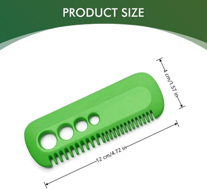 3 Pcs Herb Stripper Tool Professional Green Leaf Herb Cutter Comb for Kale, Chard, Collard Greens, Thyme, Kitchen Tools