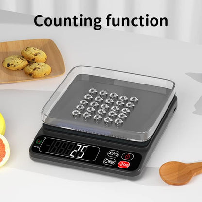 Mini Scale,6.6lb Scale for Grams,Digital Scale Food，Cooking Scale and Food Scales for Kitchen，Food Scale Grams and Ounces,Grams Scale,7Units,Auto Off,Tare,PCS,LCD Display