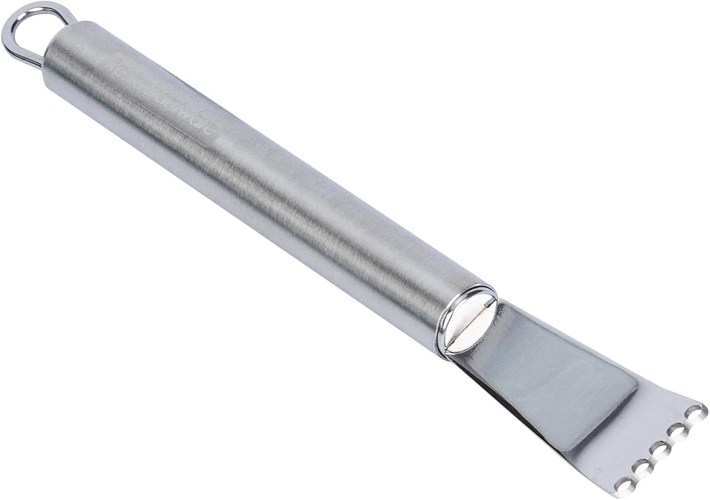 Restaurantware Stainless Steel Citrus Zester - German Standard Lemon Zester Bar Tool with Precision Blades, Dishwasher Safe - Fruit Zesting Peeler Tool for Cooking, Baking, Cocktails
