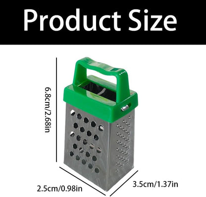8 Pcs Mini Cheese Grater,Kitchen Small Gadget with 4-Side Stainless Steel Box Grate for Vegetables,Cheese,Potatoes,Chocolate