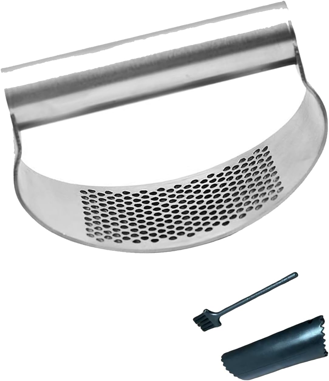Garlic Press Rocker Stainless Steel, Kitchen Mincer Tool