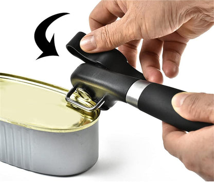 ZKG Cans Opener Professional Kitchen Tools Bottle Opener Knife Handheld Manual Can Tin Opener Side Cut Manual Jar Opener