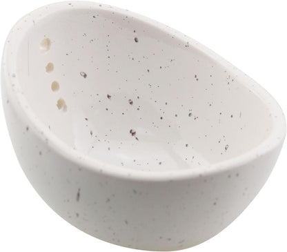 TAODAN Ceramic Structure Herb Stripper Adjustable 4 Hole Design Pottery Tool for Separating Leaves and Stems