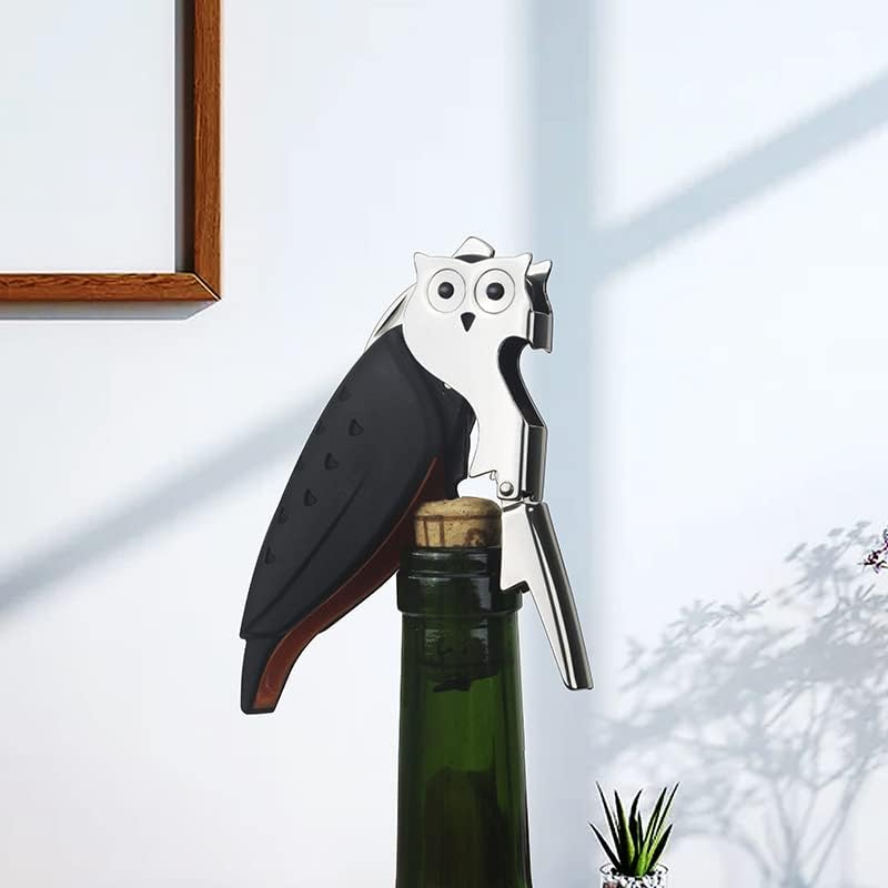 Unique Fish Corkscrew, Professional Waiters Corkscrew Wine Key Bottle Opener,Manual Wine Key for Servers, Waiters, Bartenders and Home Use