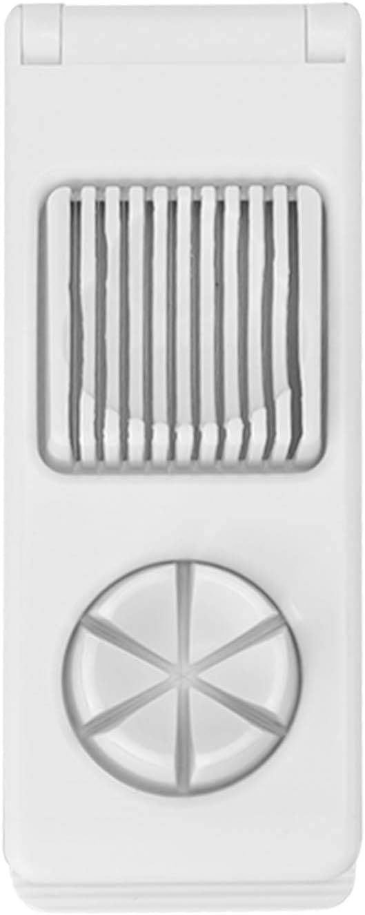 Egg Slicer Cutter, 2 in 1 Small Fruit Banana Slicer Strawberry Egg Cutter Home Kitchen Bar Tool Upgraded Egg Slicer Heavy Duty Aluminium Slicer Egg Slicer for Hard Boiled