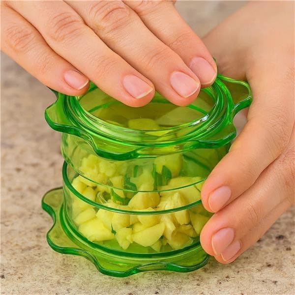 Angel’s Peel Lounge Grlic Mincer Manual Garlic for Quick Meal Preparation - Kitchen Tools for Mincing Grlic, Ginger, Herbs, Nuts (Clear Color)