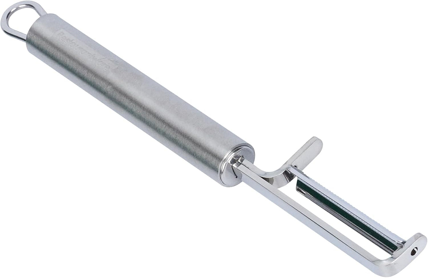 Restaurantware-German Standard 7.4 Inch Potato Peeler With Potato Eye Remover, 1 Swivel Vegetable Peeler - Sharp Blade, Ergonomic Handle, Stainless Steel, Dishwashable, For Carrot, Or, More