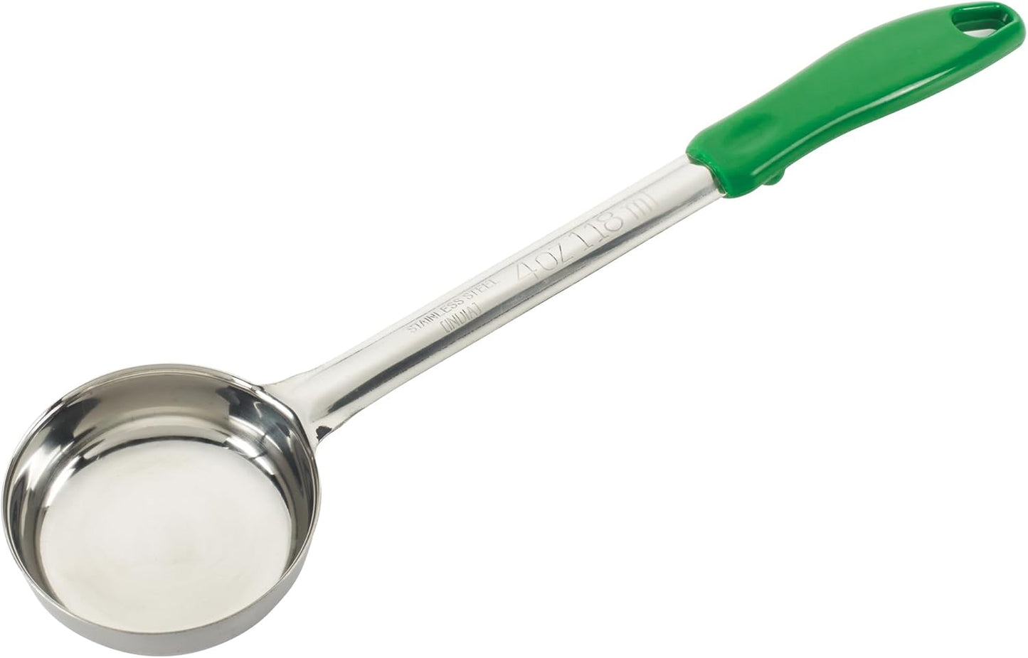 Winco Solid Food Portioner, 1-Ounce, Medium, Stainless Steel, Yellow