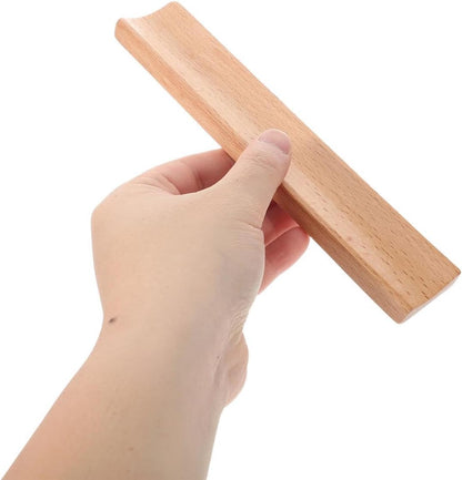 Garneck 2pcs Natural Wood Rolling Pin Stand for Baking Fit Cradle for Pizza Roller Dough Roller Space-saving Kitchen Display Rack Resistant to Stains and Easy to Clean