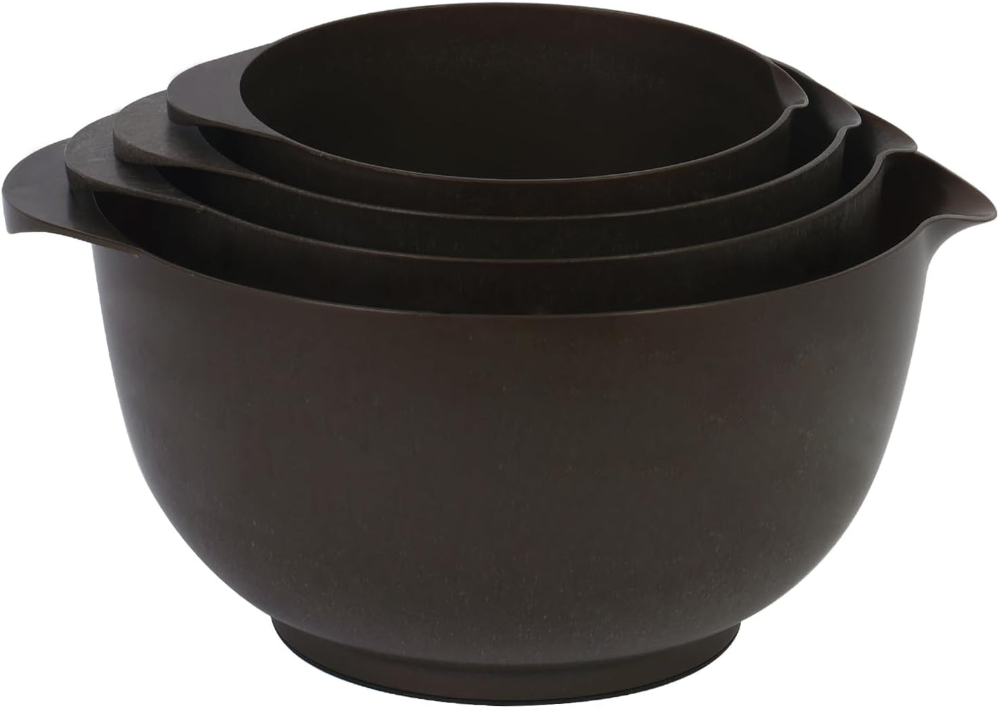 BoxedHome Nesting Plastic Mixing Bowl Set, 4 Piece Mixing Bowl Set with Pour Spouts, Size 1.7, 2.5, 3.5 and 4.5qt, for Prepping, Mixing, Baking, Cooking(2023 New Version, Pink)