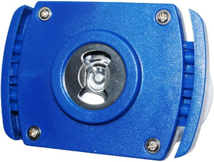 Two-in-One Blue Manual Can Opener for 8-19 Oz Beverage Cans, Bottle Opener, Household Bar Tool