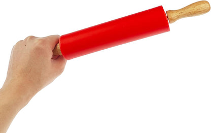 6 Pack Small Rolling Pin for Kids, Kids Rolling Pin for Home Kitchen (6 colors) (9 Inch)