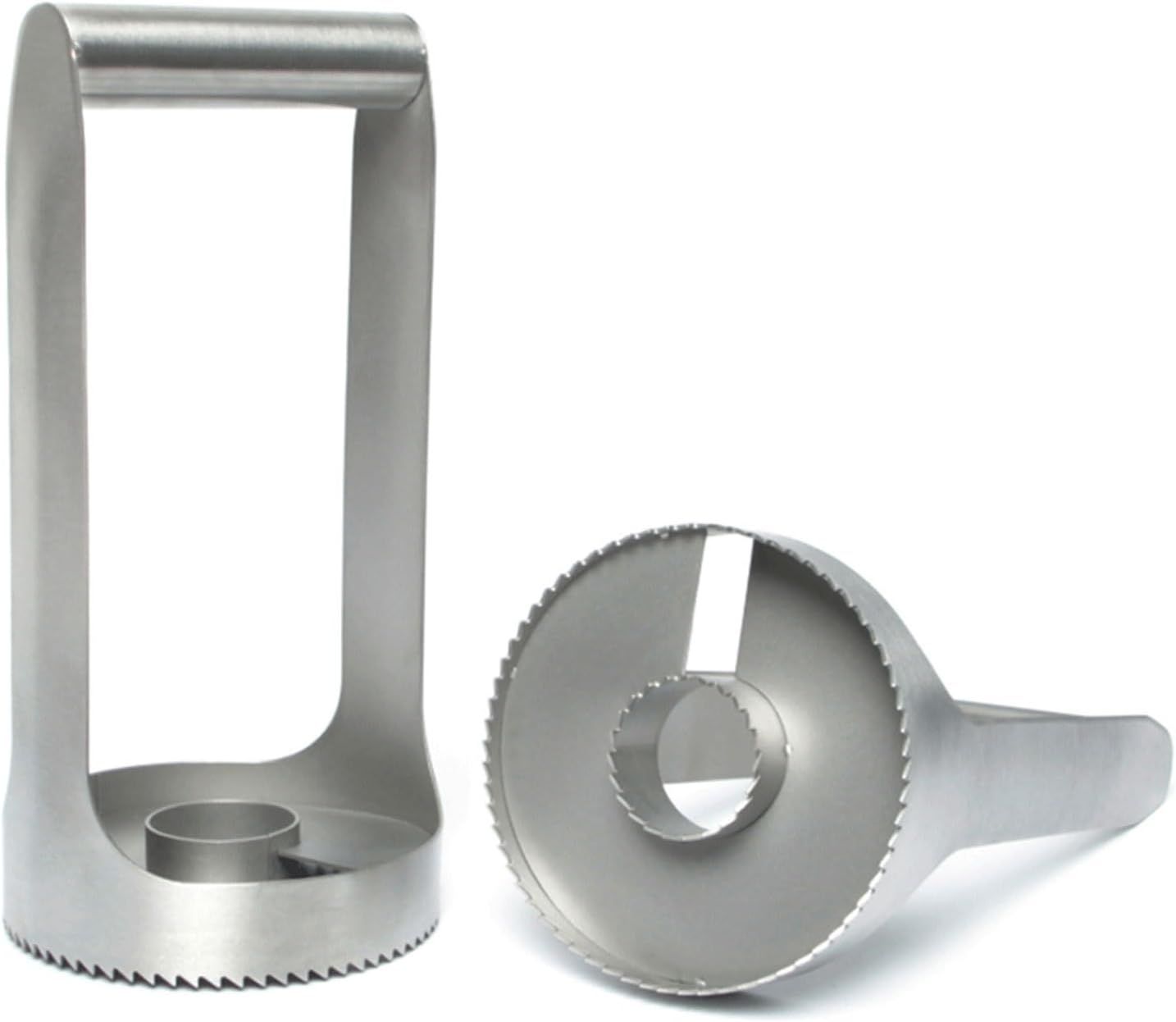 Pineapple Corer - Stainless Steel - Silver - Easy Fruit Slicing - Kitchen Tool