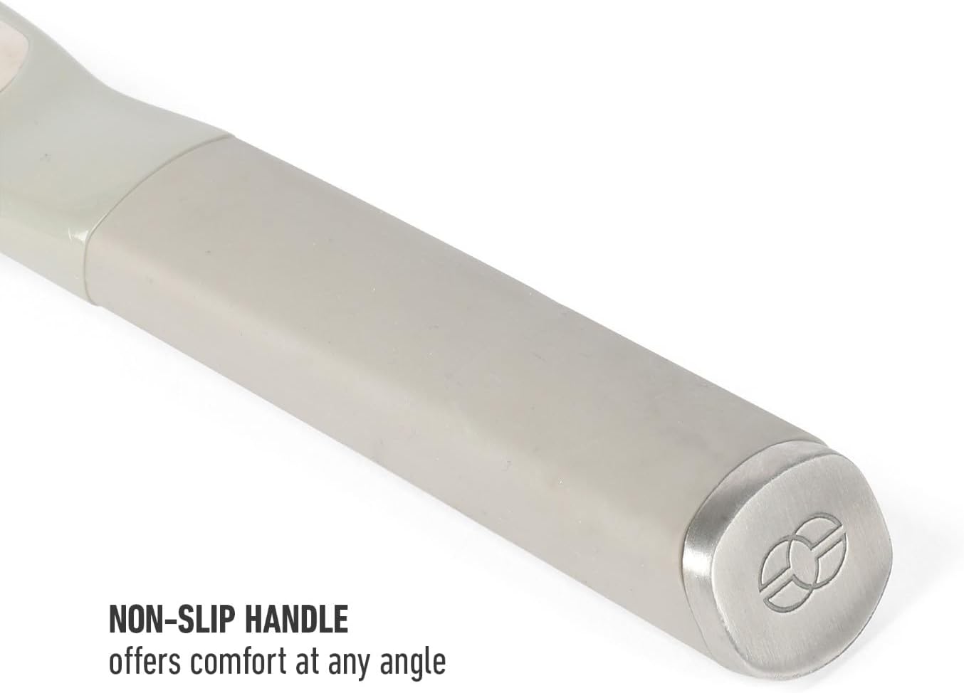 Calphalon Edge Stainless Steel Handheld Grater Lemon Zester W/Cover & Rubber Handle - Navy Blue