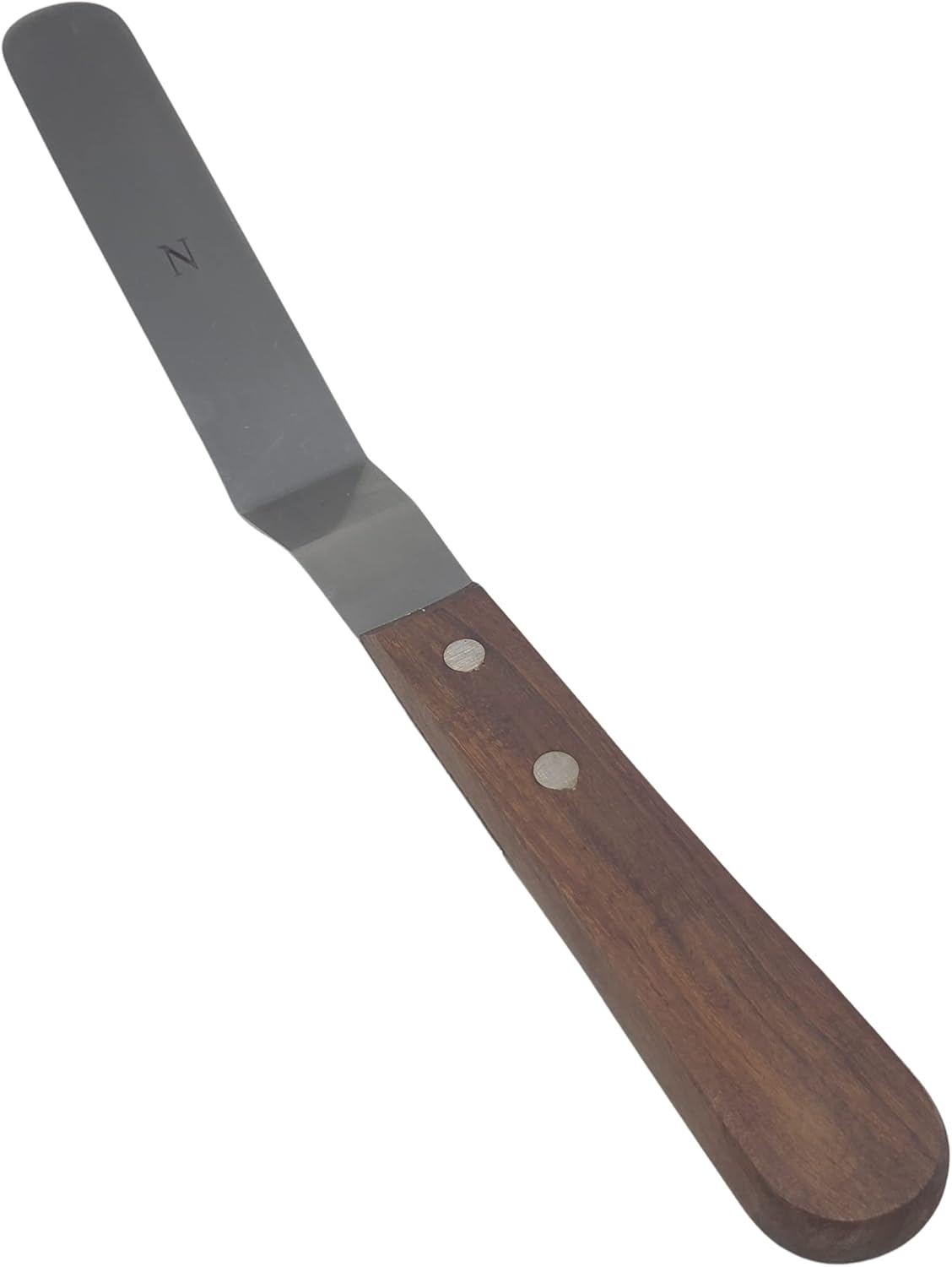 Professional Cake Decorating Tools - Large Stainless Steel 8" Icing Spatula - Offset Baking Icing Spatula with Wood Handle (8 inch)