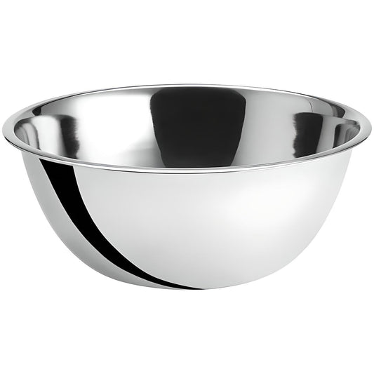 OCS Parts 8 Quart Mixing Bowls | Set of 2 | 13.25-Inch Stainless Steel Professional Grade Flat Base Mixing Bowls for Home and Commercial Kitchens