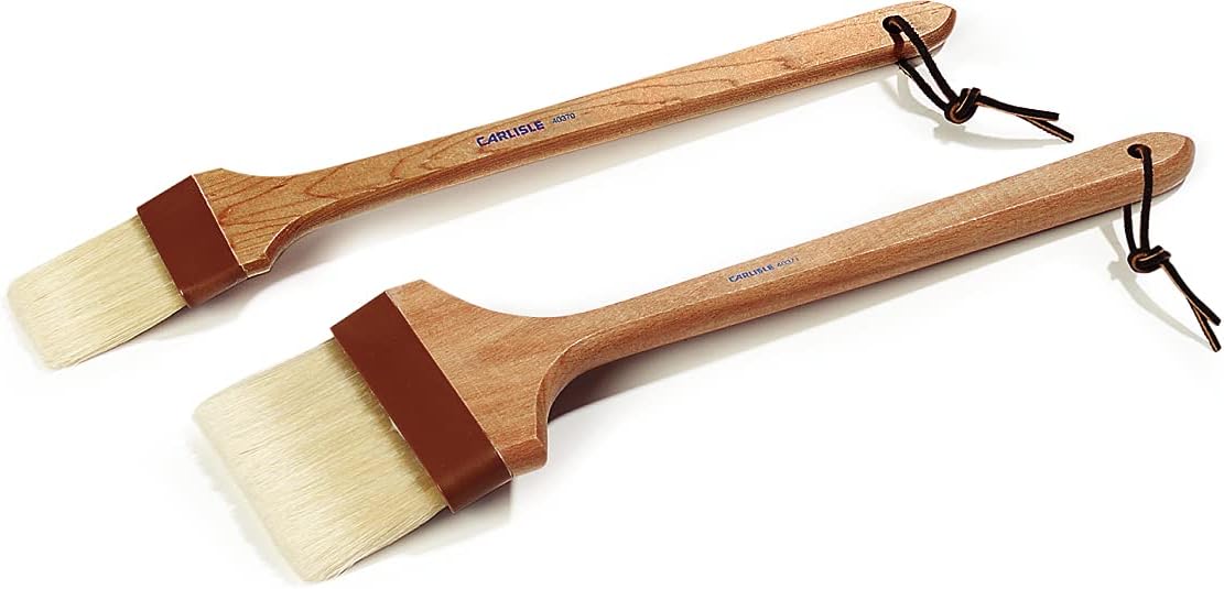 SPARTA Kitchen Basting Brush – 4037300 Basting Brush for Cooking Flat Boar Bristle Brush, Hardwood Handle for Kitchens, Restaurants, Catering, High Heat Food Prep, 1.5in