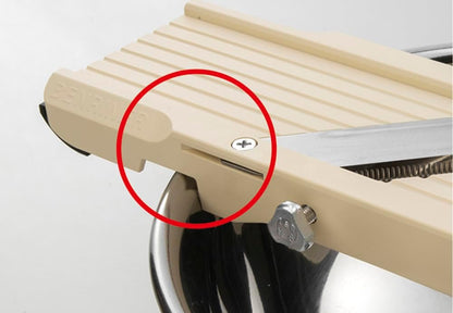 Benriner Super Slicer, with 4 Japanese Stainless Steel Blades, Beige