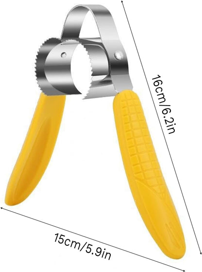 Stainless Steel Corn Peeler for Corn on the Cob,Corn on the Cob Stripper Tool with Adjustable and Non-Slip Handle