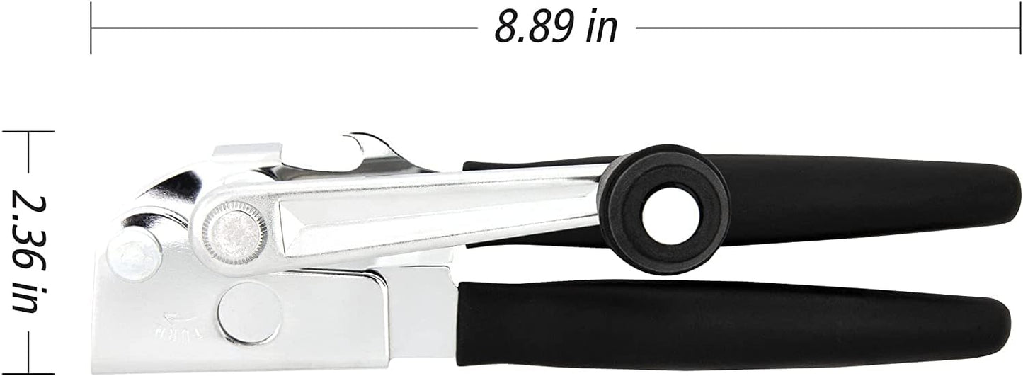 Crank Handle Commercial Heavy Duty Can Opener - Ergonomic Cushioned Handle
