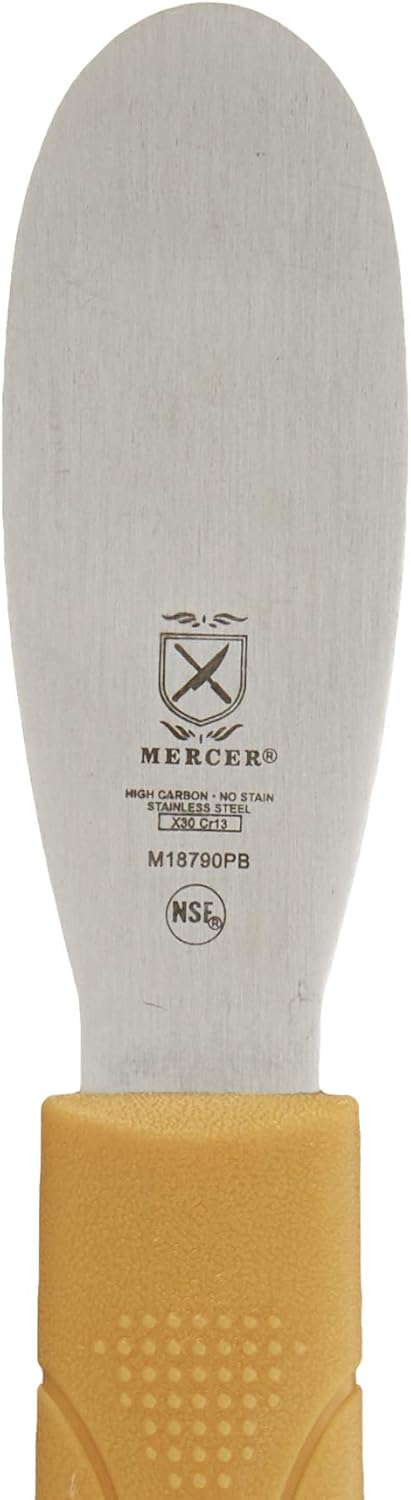 Mercer Culinary Millennia Bench Scraper, 5 7/8 Inch X 3 1/2 Inch Blade, Black Handle