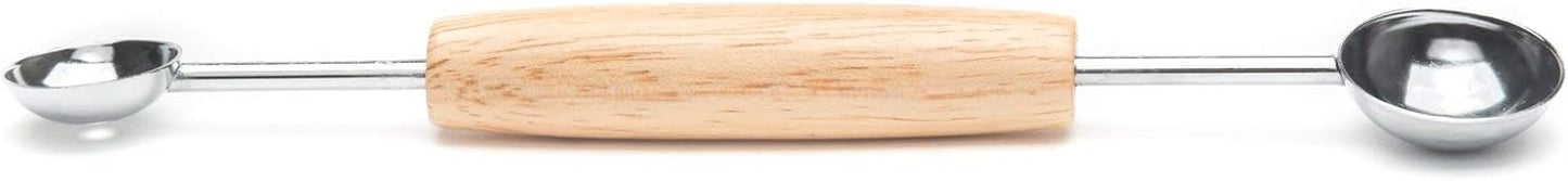 Fox Run Melon Baller, Double Ended, 0.75 x 1.25 x 8 inches
