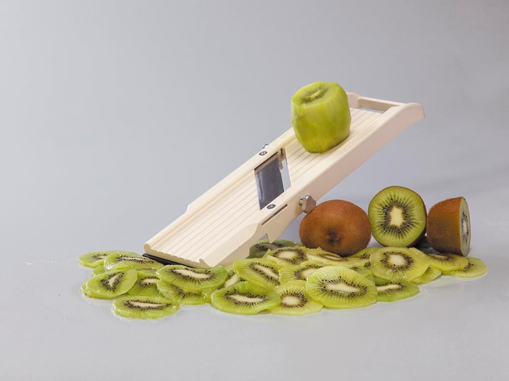 Benriner Super Slicer, with 4 Japanese Stainless Steel Blades, Beige