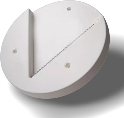 Under Cabinet Jar Opener, Original Jar Lid Opener, Ideal for Seniors, Weak Hands, Arthritis, White Plastic, Cylindrical Shape, Kitchen & Office Use