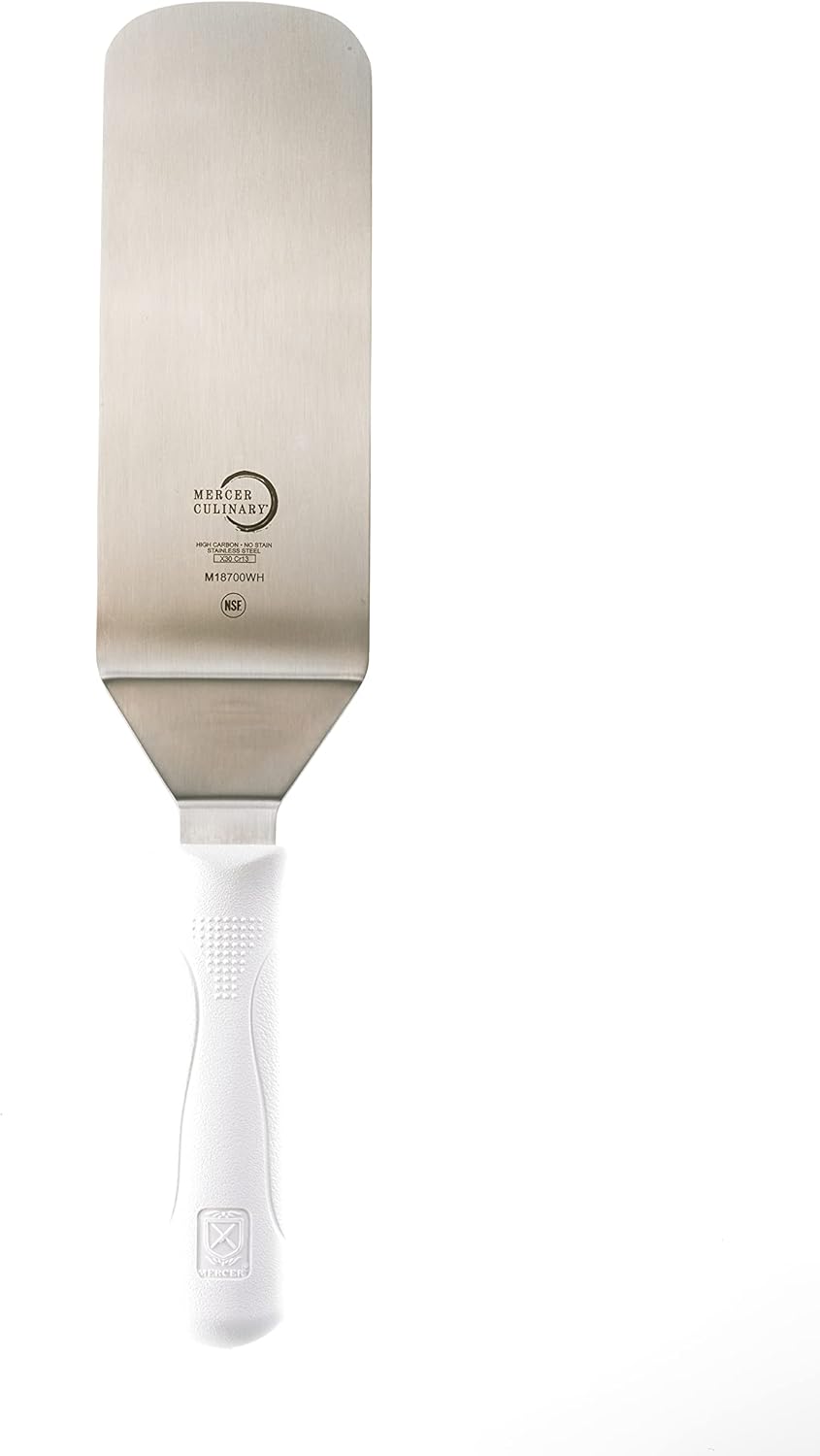Mercer Culinary Millennia Bench Scraper, 5 7/8 Inch X 3 1/2 Inch Blade, Black Handle