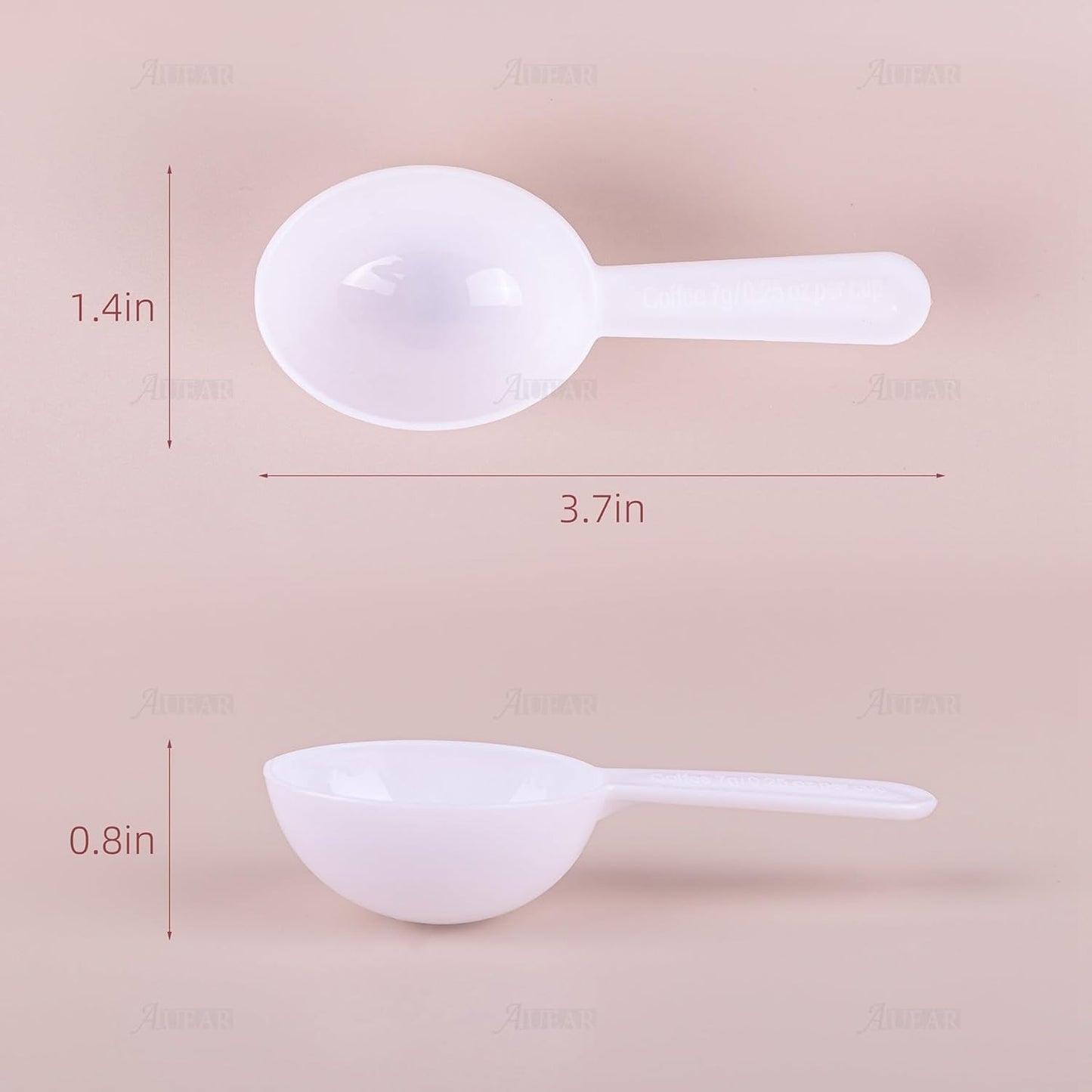 AUEAR, 5 Pack Tablespoon Coffee Scoop Plastic Measuring for Milk Powder Fruit Seed Spices