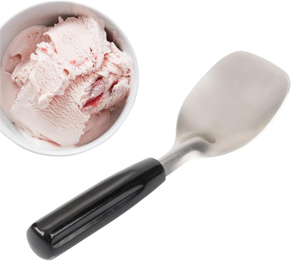 3.75 OZ Ice Cream Cookie Portion Scoop |#10 Portion Disher Scooper with Stainless Steel Trigger Release Handle for Gelato,Cupcake Batter,Cookie Dough