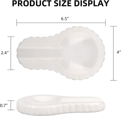Marble Spoon Rest for Kitchen Stove Countertop, Marble Utensil Holder, Perfect for Spatula, Ladle, Fork (1, Viva jade, 4 * 6.5)