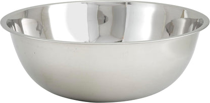 Winco 8 Quart Heavy-Duty Stainless Steel Mixing Bowl with Non-Slip Base