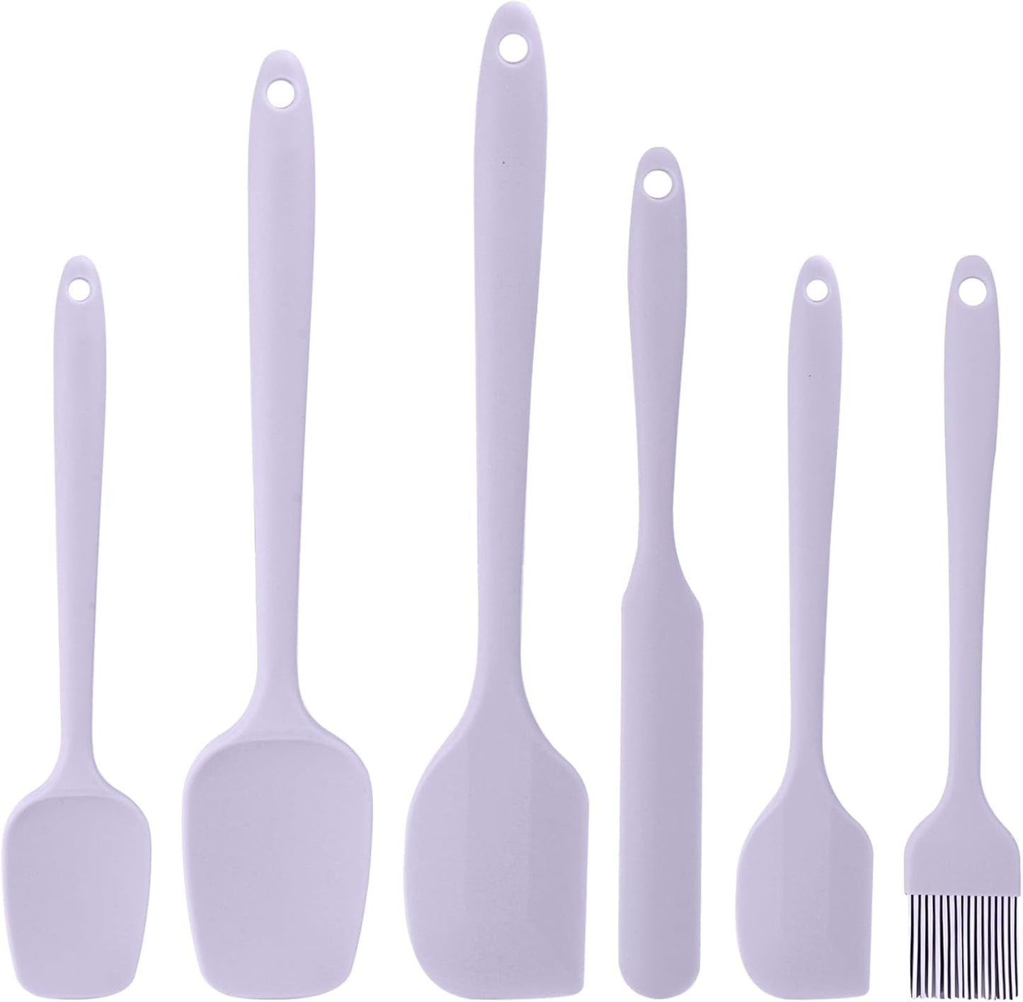 4 Pcs Silicone Jar Spatula, Non-Stick Heat Resistant Cake Cream Spatulas Set, 9.8 inch Cake Cream Butter Spatulas(4 colors）