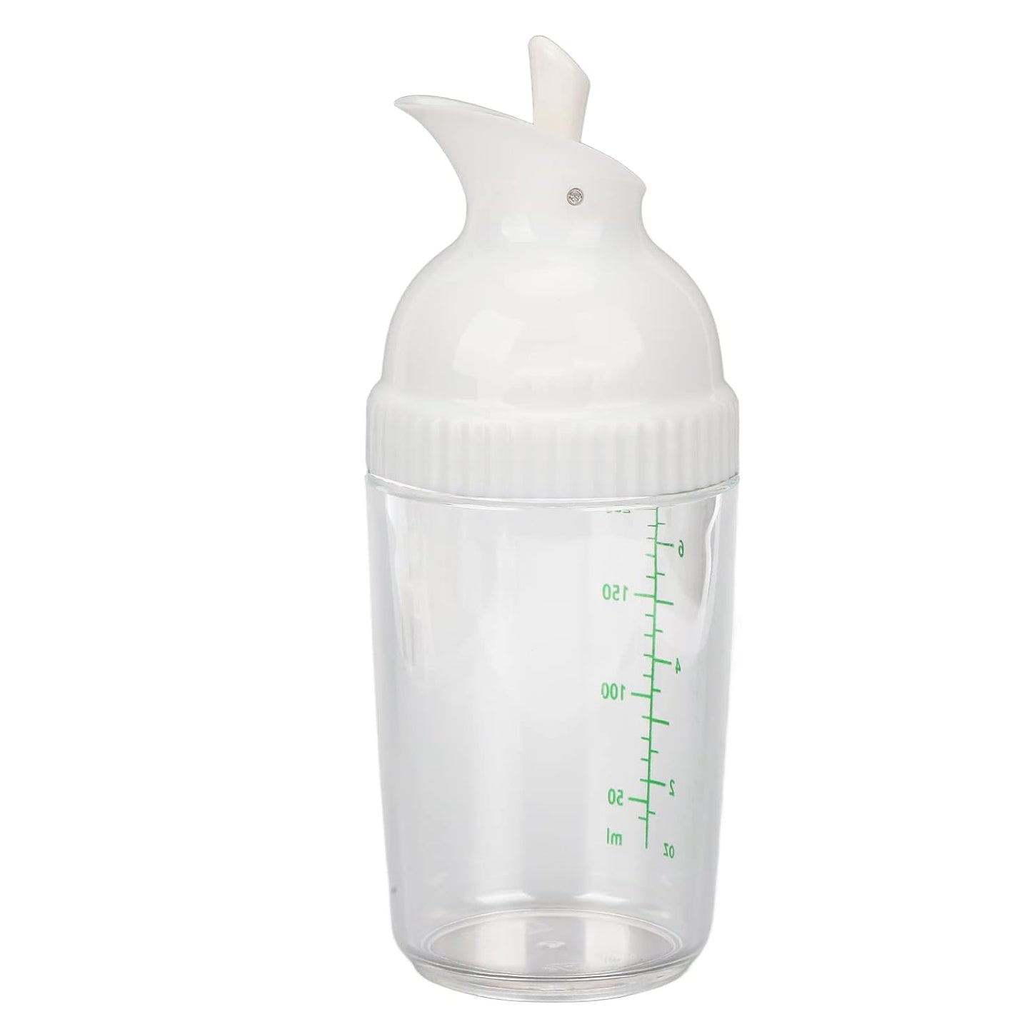 Yosoo Health Gear Salad Dressing Shaker 200ml, Leakproof Sauce Dispenser Bottle With One-Handed Lever Lid For Kitchen Oil Vinegar And Marinade Storage