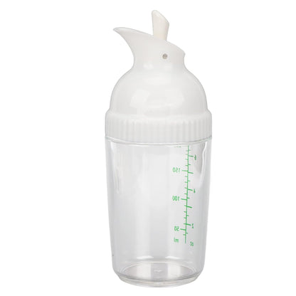 Yosoo Health Gear Salad Dressing Shaker 200ml, Leakproof Sauce Dispenser Bottle With One-Handed Lever Lid For Kitchen Oil Vinegar And Marinade Storage