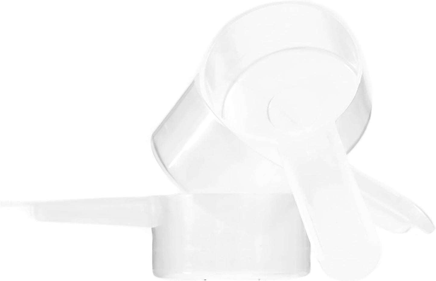 3 Pack Tablespoon Measuring Spoon Set with Short Handle Coffee Scoop - 1 Tablespoon (15 ML) Clear Plastic Scoops for Coffee, Loose Tea, Protein, Spices, Powders, and Other Dry Goods