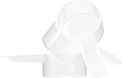 3 Pack Tablespoon Measuring Spoon Set with Short Handle Coffee Scoop - 1 Tablespoon (15 ML) Clear Plastic Scoops for Coffee, Loose Tea, Protein, Spices, Powders, and Other Dry Goods